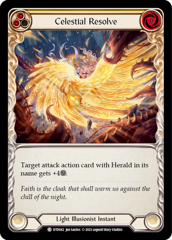 Celestial Resolve (Yellow)