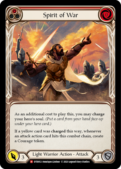 Spirit of War - Dusk Til Dawn - Flesh & Blood TCG - FaB Foundry