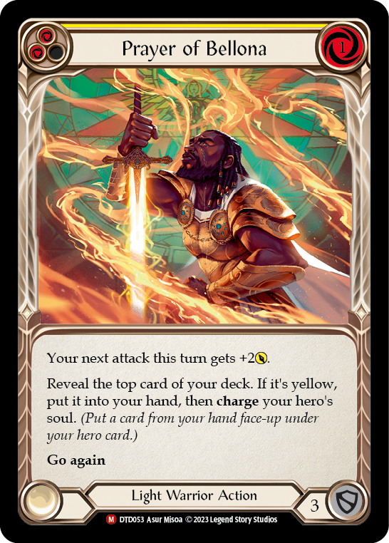 Prayer of Bellona - Dusk Til Dawn - Flesh & Blood TCG - FaB Foundry Prayer of Bellona - Dusk Til Dawn - Flesh & Blood TCG - FaB Foundry