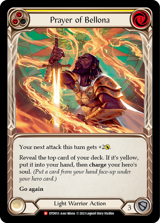 Prayer of Bellona - Dusk Til Dawn - Flesh & Blood TCG - FaB Foundry