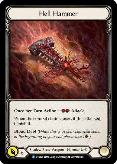 Hell Hammer - Dusk Til Dawn - Flesh & Blood TCG - FaB Foundry