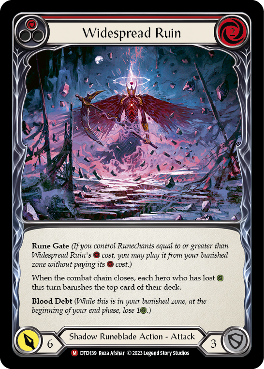 Widespread Ruin - Dusk Til Dawn - Flesh & Blood TCG - FaB Foundry