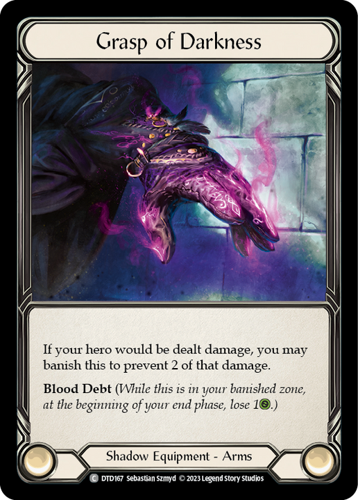 Grasp of Darkness - Dusk Til Dawn - Flesh & Blood TCG - FaB Foundry