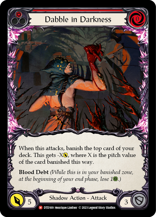 Dabble in Darkness - Dusk Til Dawn - Flesh & Blood TCG - FaB