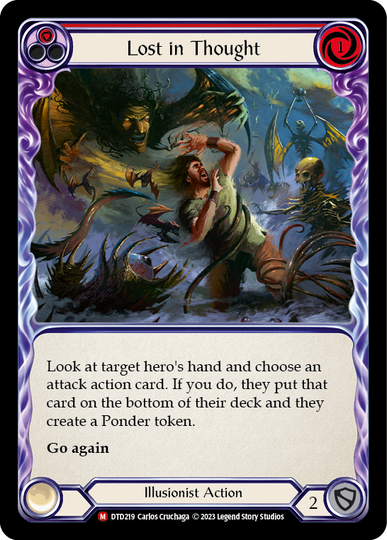 Lost in Thought - Dusk Til Dawn - Flesh & Blood TCG - FaB Foundry