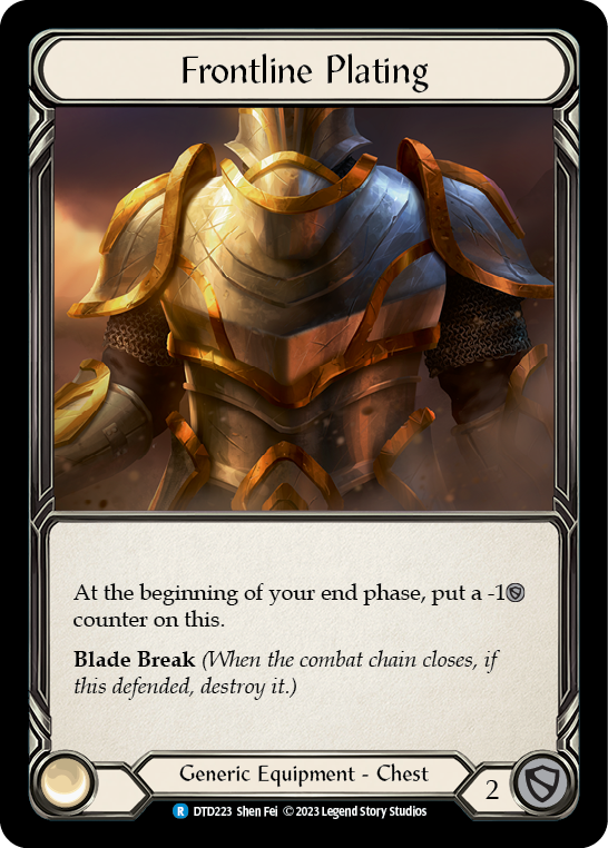 Frontline Plating - Dusk Til Dawn - Flesh & Blood TCG - FaB