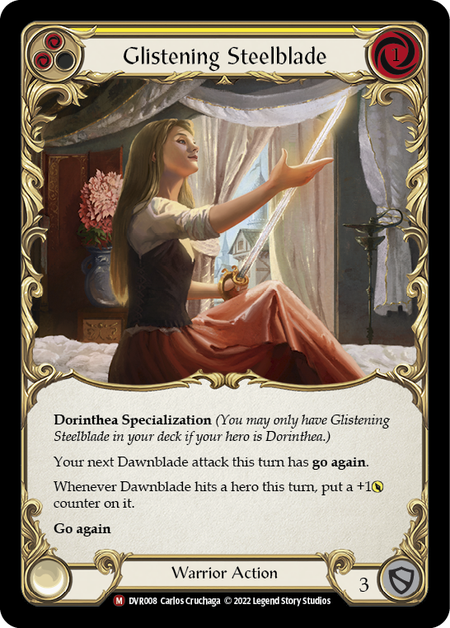 その他 Flesh and Blood Glistening Steelblade NF Blossom of Spring - Classic Battles - Flesh & Blood TCG