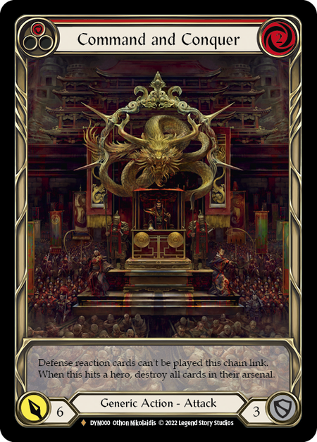 Flesh and Blood Command and Conquer 3枚 Command and Conquer Fable - Dynasty - Flesh & Blood TCG