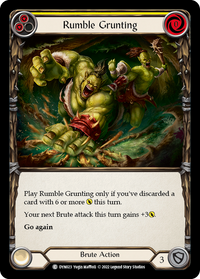 Rumble Grunting - Yellow