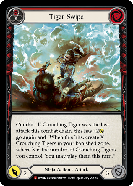Tiger Swipe - Dynasty - Flesh & Blood TCG - FaB Foundry Tiger Swipe - Dynasty - Flesh & Blood TCG - FaB Foundry