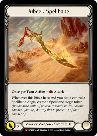 【FaB】Jubeel, Spellbane 鑑定済みCF Jubeel Spellbane - Dynasty - Flesh & Blood TCG - FaB Foundry