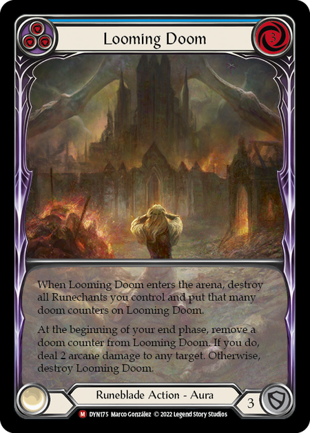 Looming Doom Extended Art - Dynasty - Flesh & Blood TCG - FaB Foundry