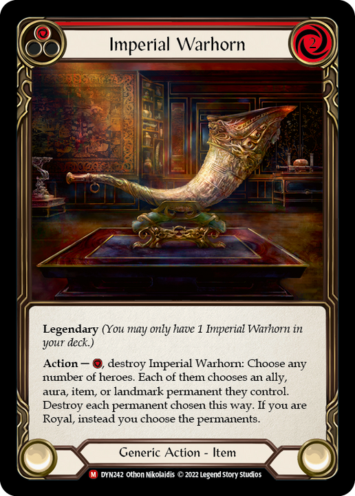 Imperial Warhorn - Dynasty - Flesh & Blood TCG - FaB Foundry