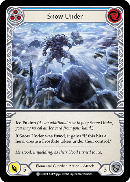 mtg blue snow cards Snow Under