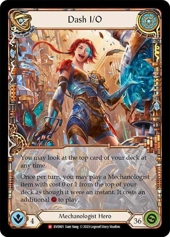 Dash I/O - Bright Lights - Flesh & Blood TCG - FaB Foundry