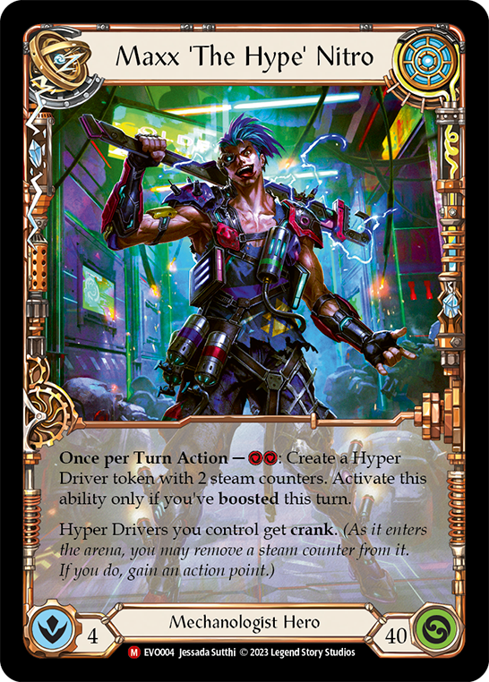 fab Maxx the hype nitro Bankry CF 2枚セット Maxx 'The Hype' Nitro - Bright Lights - Flesh & Blood TCG