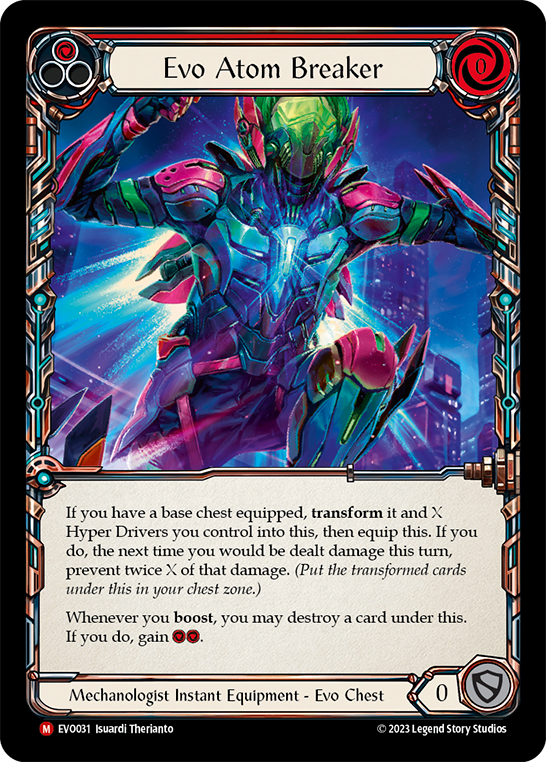 Evo Atom Breaker - Bright Lights - Flesh & Blood TCG - FaB Foundry Evo Atom Breaker - Bright Lights - Flesh & Blood TCG - FaB Foundry