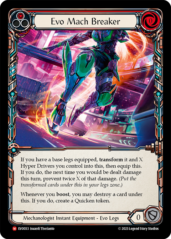 Evo Mach Breaker - Bright Lights - Flesh & Blood TCG - FaB Foundry Evo Mach Breaker - Bright Lights - Flesh & Blood TCG - FaB Foundry