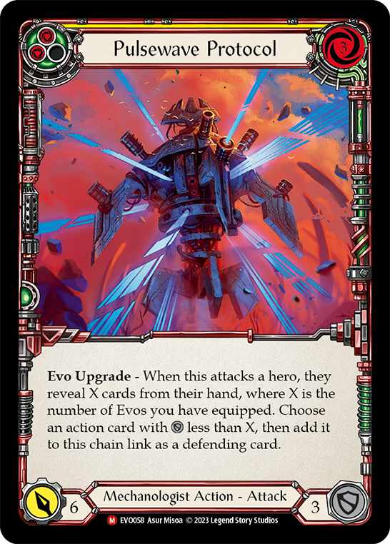 Pulsewave Protocol - Bright Lights - Flesh & Blood TCG - FaB