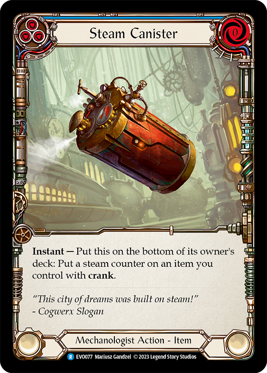 Steam Canister - Bright Lights - Flesh & Blood TCG - FaB Foundry