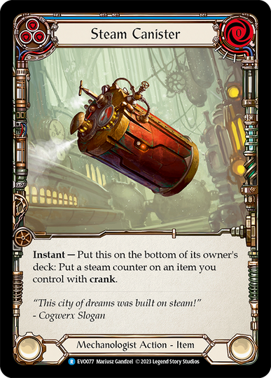Steam Canister - Bright Lights - Flesh & Blood TCG - FaB Foundry