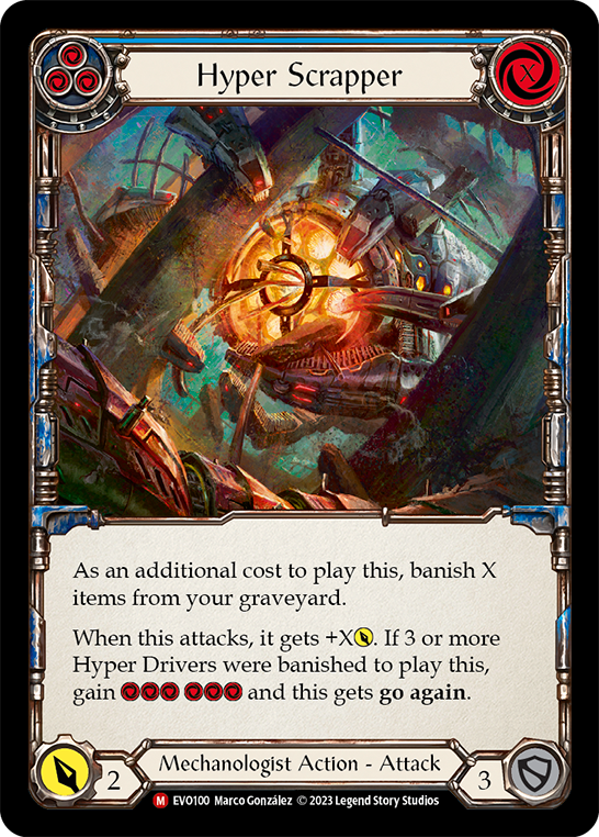hascon mtg promo cards Hyper Scrapper - Bright Lights - Flesh & Blood TCG