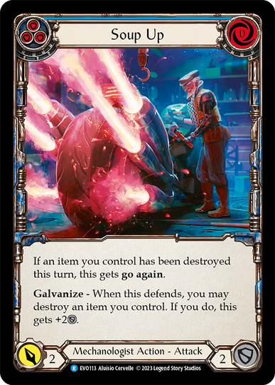 Soup Up (Blue) - Bright Lights - Flesh & Blood TCG - FaB Foundry