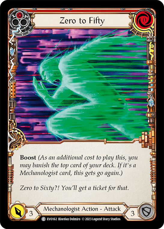 Zero to Fifty (Red) - Bright Lights - Flesh & Blood TCG - FaB Foundry Zero to Fifty (Red) - Bright Lights - Flesh & Blood TCG - FaB Foundry