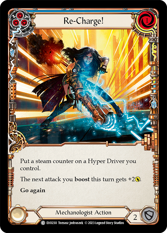 Re-Charge! (Blue) - Bright Lights - Flesh & Blood TCG