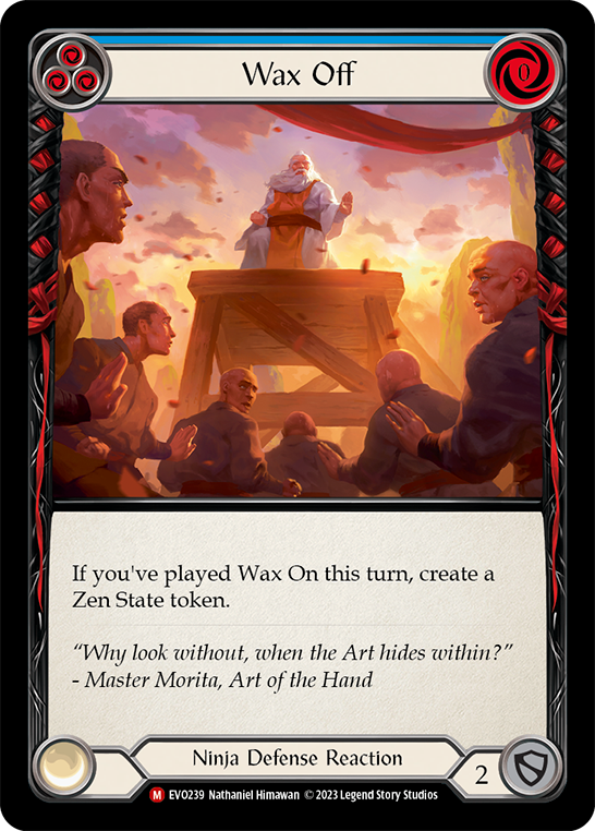 Wax Off - Bright Lights - Flesh & Blood TCG - FaB Foundry