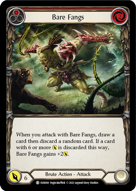 Bare Fangs - Red