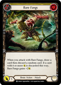 Bare Fangs - Yellow