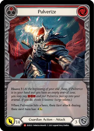 Pulverize - Extended Art - Flesh & Blood TCG - Everfest FaB Foundry Pulverize - Extended Art - Flesh & Blood TCG - Everfest FaB Foundry