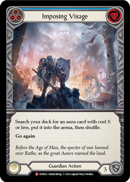 その他 Imposing Visage foil FLESH AND BLOOD FAB Imposing Visage - Flesh & Blood TCG - Everfest – FaB Foundry
