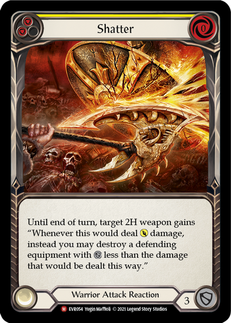 Shatter - Flesh & Blood TCG - Everfest FaB Foundry Shatter - Flesh & Blood TCG - Everfest FaB Foundry