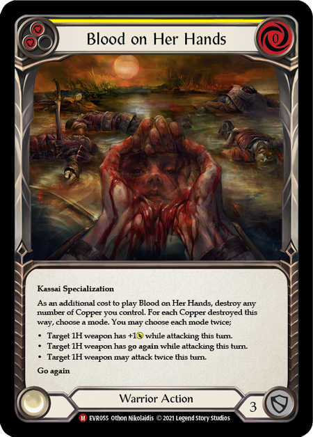 Blood on Her Hands - Flesh & Blood TCG