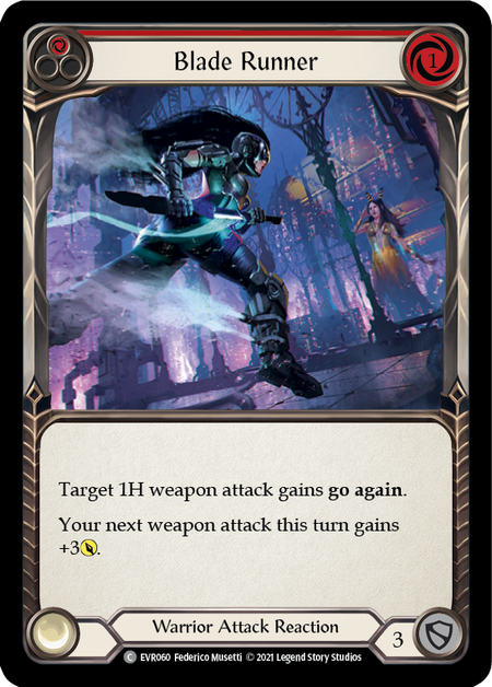 ブレードランナー - レッド - フレッシュ&ブラッド TCG - エバー ブレードランナー - レッド - フレッシュ&ブラッド TCG - エバー