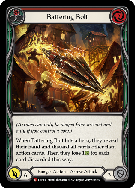 Battering Bolt RF 3枚セット fab Battering Bolt - Flesh & Blood TCG - Everfest – FaB Foundry