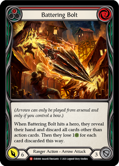 Battering Bolt RF 3枚セット fab Battering Bolt - Flesh & Blood TCG - Everfest – FaB Foundry