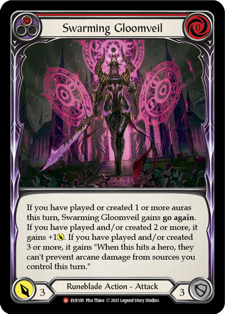 その他 Swarming Gloomveil Flesh and blood Fab Swarming Gloomveil - Flesh & Blood TCG - Everfest – FaB Foundry