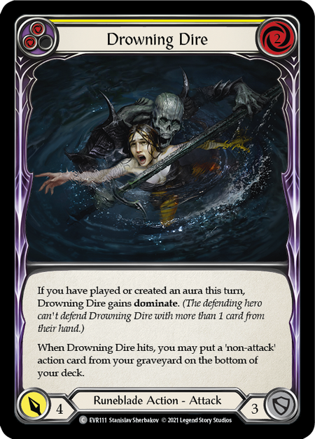 Drowning Dire - Yellow