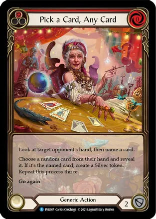 Pick a Card, Any Card - Red (Extended Art)