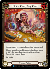 Pick a Card, Any Card - Red