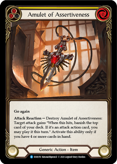 Amulet of Assertiveness - Flesh & Blood TCG - Everfest – FaB Foundry