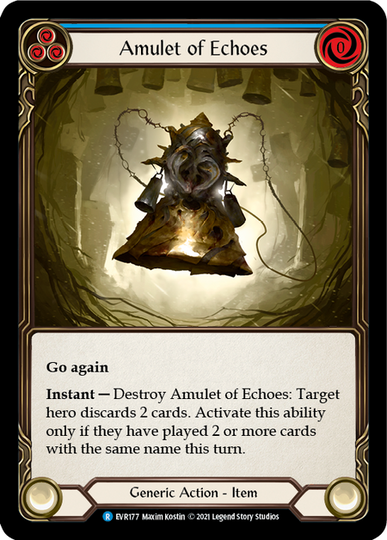 Amulet of Echoes - Flesh & Blood TCG - Everfest – FaB Foundry