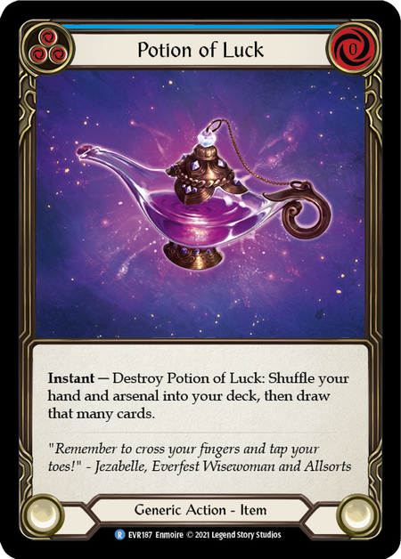 flesh and blood everfest cards Potion of Luck First Edition