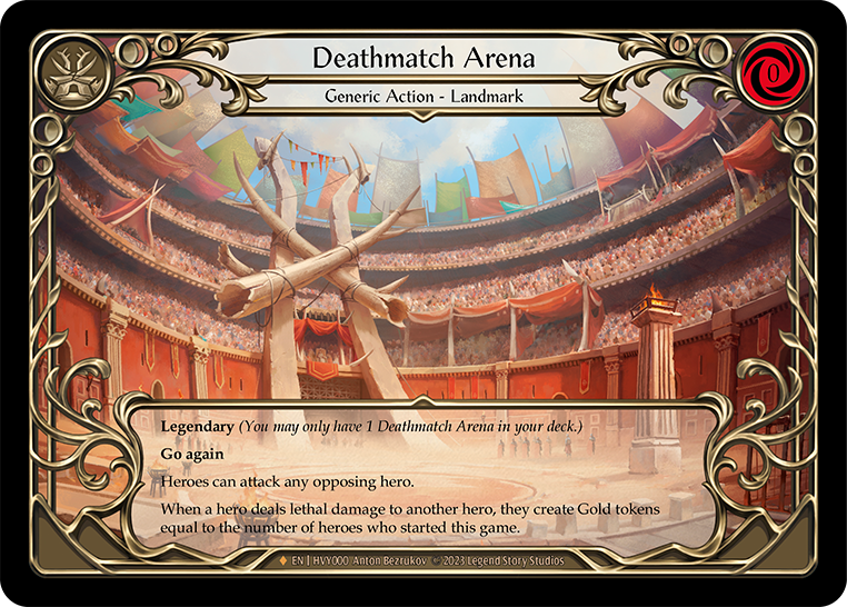 FAB Deathmatch Arena coldfoil Deathmatch Arena - Heavy Hitters FAB Deathmatch Arena coldfoil Deathmatch Arena - Heavy Hitters
