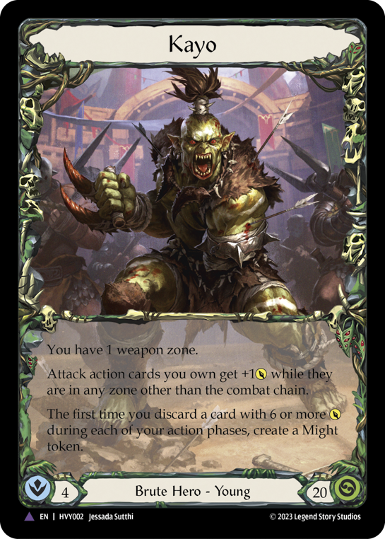 Kayo - Heavy Hitters - Flesh & Blood TCG - FaB Foundry