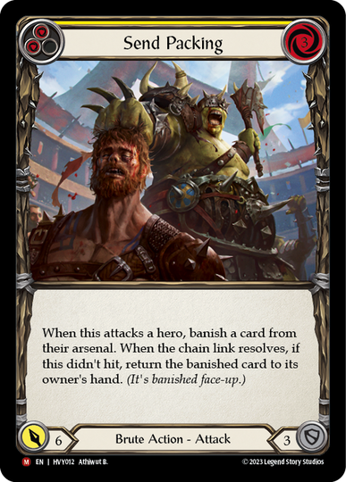 Send Packing - Heavy Hitters - Flesh & Blood TCG - FaB Foundry