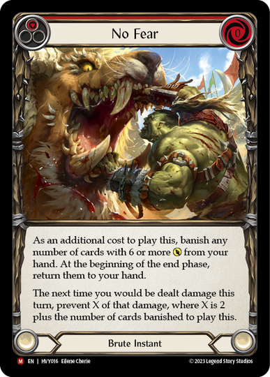 No Fear - Heavy Hitters - Flesh & Blood TCG - FaB Foundry